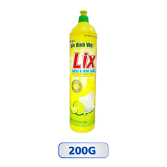 Nước rửa chén Lix siêu đậm đặc hương chanh chai 200G/ 400G/ 750G