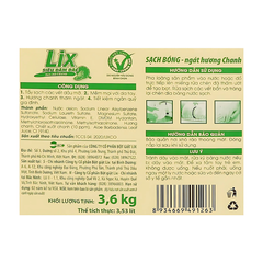 Nước rửa chén Lix siêu đậm đặc hương chanh