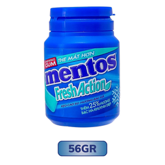 Hộp Kẹo Gum Mentos Fresh Action Bạc Hà Khuynh Diệp