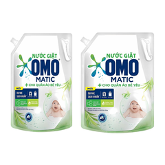 Nước giặt OMO Matic cho quần áo bé yêu