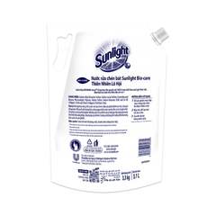 Túi nước rửa chén Sunlight thiên nhiên lô hội