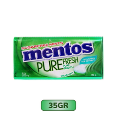 Kẹo Ngậm Không Đường Mentos Clean Breath Hương Trà Xanh Hộp