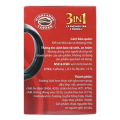 Cà phê hoà tan Highlands 170G/340G