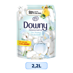 Nước xả vải Downy tinh dầu thiên nhiên yêu thương thuần khiết túi 2.2L/ 3L/ 3.5L