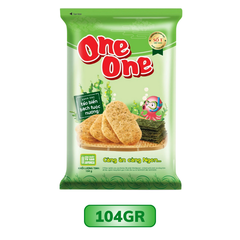 Bánh gạo One One vị tảo biển bạch tuộc nướng gói 104G/ 155G