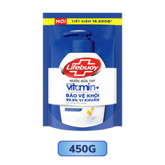 Nước Rửa Tay Lifebuoy Vitamin Sữa Dưỡng Ẩm