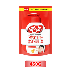 Nước Rửa Tay Lifebuoy Vitamin+ Bảo Vệ Vượt Trội