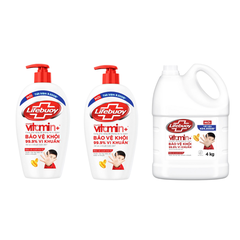 Nước Rửa Tay Lifebuoy Công thức Vitamin+ Bảo Vệ Vượt Trội