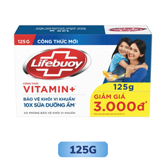 Xà phòng Lifebuoy Vitamin + chăm sóc da với tinh chất sữa