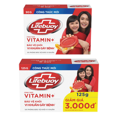 Xà Phòng Lifebuoy Vitamin + Bảo Vệ Vượt Trội