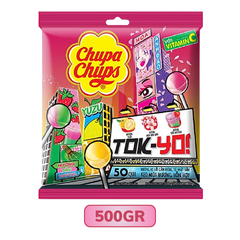 Kẹo que Chupa Chups vị trái cây hỗn hợp TOK-YO
