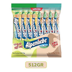Kẹo Alpenliebe Mix 2 loại hương hồng trà sữa và trà bưởi mật ong