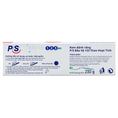 Kem đánh răng P/S trắng răng than hoạt tính