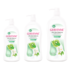Sữa Tắm Gervenne Trắng Da Kiwi và Bạch Trà