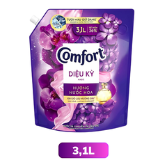 Nước xả vải Comfort đậm đặc hương nước hoa thiên nhiên diệu kỳ túi 1.8L/ 3.1L/ 3.7L