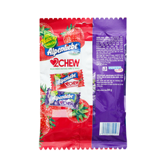 Kẹo mềm Alpenliebe mix 2 loại hương nho và dâu - 3 thỏi