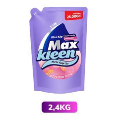 Nước giặt xả MaxKleen hương hoa nắng túi 2.4KG/ 3.8KG