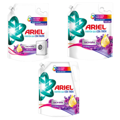 Nước giặt Ariel chuyên gia cửa trước sạch bẩn hương hoa oải hương