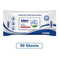Khăn giấy ướt sạch khuẩn hương Extra Project 20 tờ/ 50 tờ