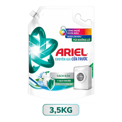 Nước giặt Ariel chuyên gia cửa trước sạch bẩn hương nắng sớm