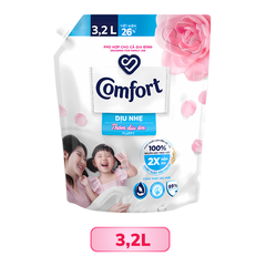 Nước xả vải Comfort dịu nhẹ thơm dịu êm túi 1.8L/ 3.2L/ 3.8L