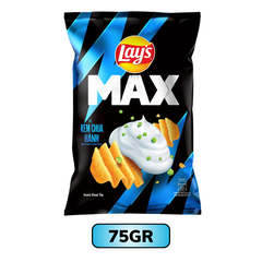 Snack vị kem chua hành Lay's Max gói 42G/ 75G