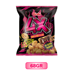 Oishi Snack bắp 4X Sriracha vị sườn nướng 32G/68G