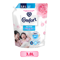 Nước xả vải Comfort dịu nhẹ thơm dịu êm túi 1.8L/ 3.2L/ 3.8L