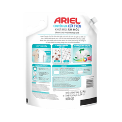 Nước giặt Ariel chuyên gia cửa trên khử mùi ẩm mốc