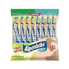 Kẹo Alpenliebe Mix 2 loại hương hồng trà sữa và trà bưởi mật ong
