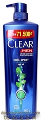 Clear men mat lanh bac ha 8x900g