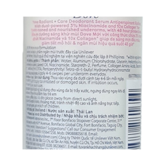 Lăn Ngăn Mùi Dove Tinh Chất Serum Sáng Mịn Đều Màu