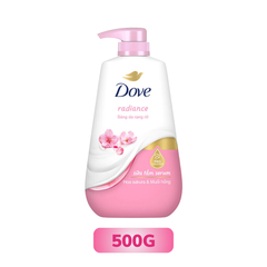 Sữa Tắm Serum Dove Hoa Sakura & Muối Hồng Radiance Làm Sạch Và Mềm Mịn Da