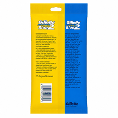 Gillette Flexi Blue 2 Razor Pack of 10 + 5