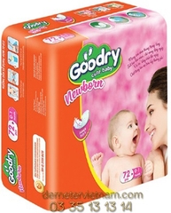 Newborn pad GOODRY miếng lót sơ sinh 72 miếng