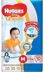 Tã quần Huggies Regular size M10