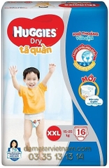 Tã quần Huggies Economy size XXL16