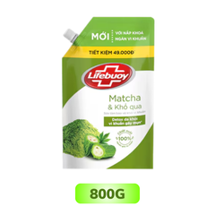 Sữa tắm Lifebuoy Detox & Bảo Vệ Khỏi Vi Khuẩn: Matcha & Khổ Qua