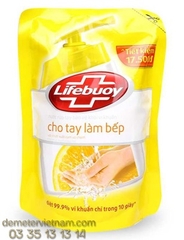 LifeBuoy Nuoc rua tay Lam bep (tui) 24x450g