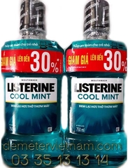 Listerine Cool Mint 750ml (Combo)