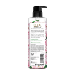 Sữa tắm sáng mịn rạng ngời Lux Botanicals Hương Hồng Pháp Nồng Nàn