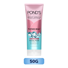 Sữa rửa mặt Pond's Bright Miracle Facial Wash Niasorcinol Ultimate Acne Control With Niacinamide And E-resorcinol