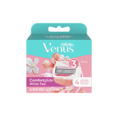 Gillette Venus Comfortglide White Tea Replacement Cartridges Pack of 4
