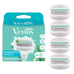 Gillette Venus ComfortGlide Sensitive Cartridges Pack of 4