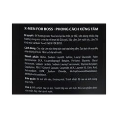 Sữa tắm nước hoa X-Men For Boss Luxury