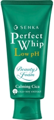 Sữa Rửa Mặt Rau Má Senka Perfect Whip Low pH Cica Sạch Sâu Lành Tính (Tuýp 100g)