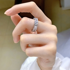 Nhẫn bạc ý 925 kim cương nhân tạo LAB GROWN CECY R0551