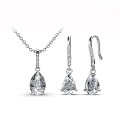 Dây chuyền Swarovski Silver 925 with 18K white gold plated  DS090