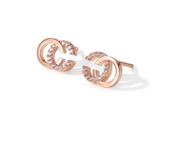 Bộ trang sức CC SWAROVSKI phủ vàng 18k