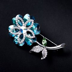 Trâm cài áo pha lê Swarovski Flower